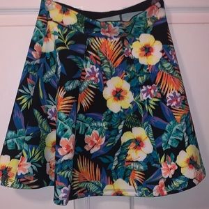 floral skirt